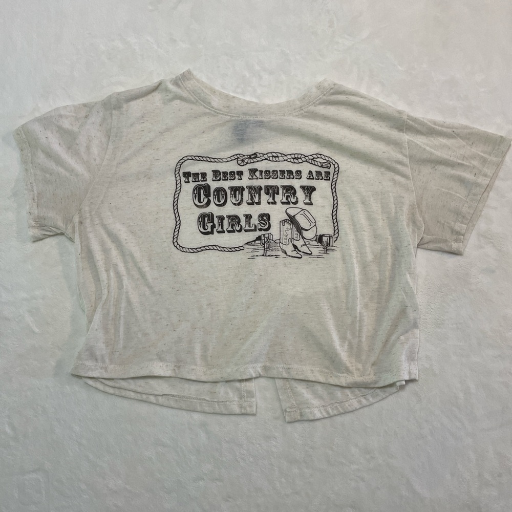 Windsor Cream Country Girls Crop Top